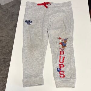 Paw Patrol Gray Joggers with Red and Blue Details